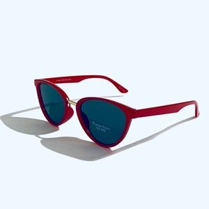 🆕80's Red Semicateye Sunglasses•FINAL PRICE DROP
